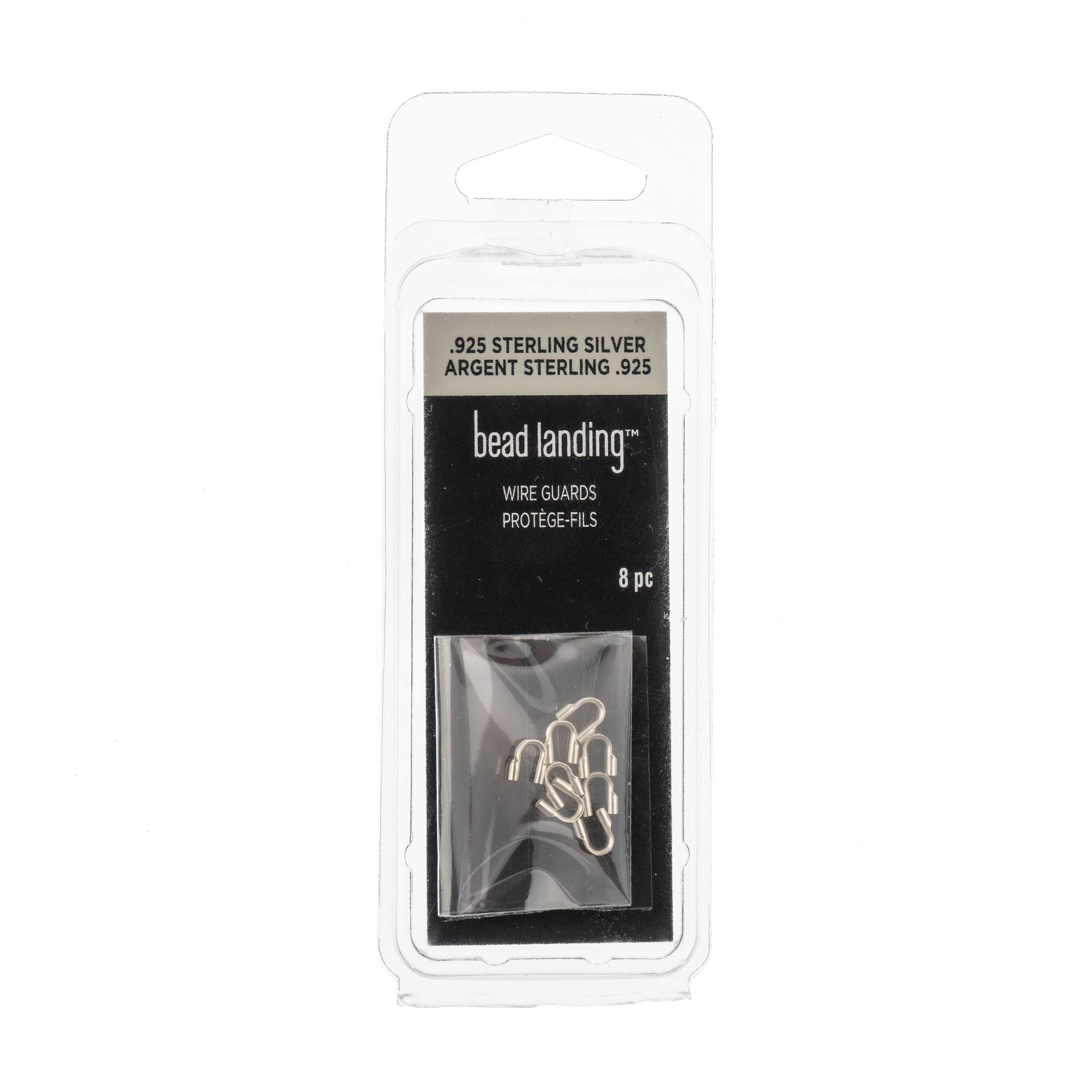 6 Packs: 8 ct. (48 total) 0.031'' Sterling Silver Wire Guards by Bead Landing™